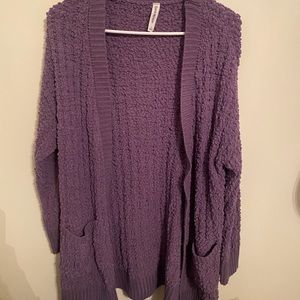 PURPLE CARDIGAN